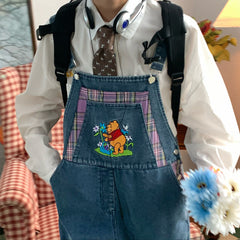 90's Kids Cartoon Overalls