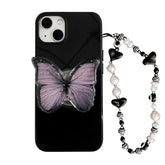 Butterfly Beaded Chain iPhone Case