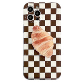 Croissant Checker iPhone Case