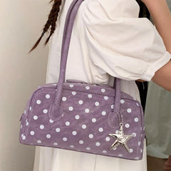 Paris Stories Polka Dot Shoulder Bag