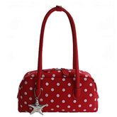 Paris Stories Polka Dot Shoulder Bag