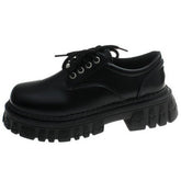 Dark Academia Chunky Platform Boots