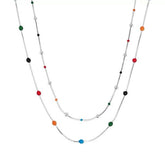 Delicate Beaded Chain Necklace