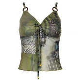 Fairycore Patchwork Tank Top