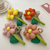 Flower Shaped Hair Claw