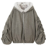 Less Conversation Reversible Fur Jacket