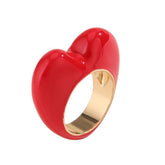 Heart Crush Enamel Ring