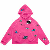 Indie Eye Print Hoodie