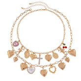 Indie Kid Layered Pendant Necklace
