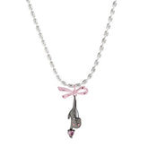 Kitten & Bow Necklace