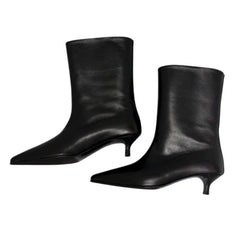 Minimalist Aesthetic Ankle Boots
