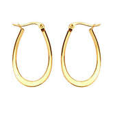 Perfect Future Oval Hoop Earrings