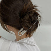 Oversized Safety Pin Hair Clip