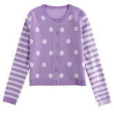 Gossip Team Polka Dot Cardigan