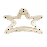 Polka Dot Pattern Hair Claw Clips