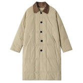 Preppy Style Quilted Coat