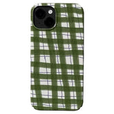 Sage Green Plaid iPhone Case