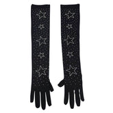 Star Rhinestone Gloves