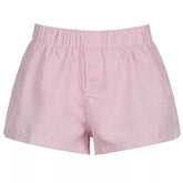 Soft Striped Lounge Shorts