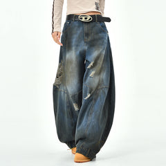90s Distressed Baggy Jeans