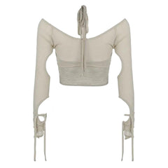 Y2K Cut-Out Halter Top