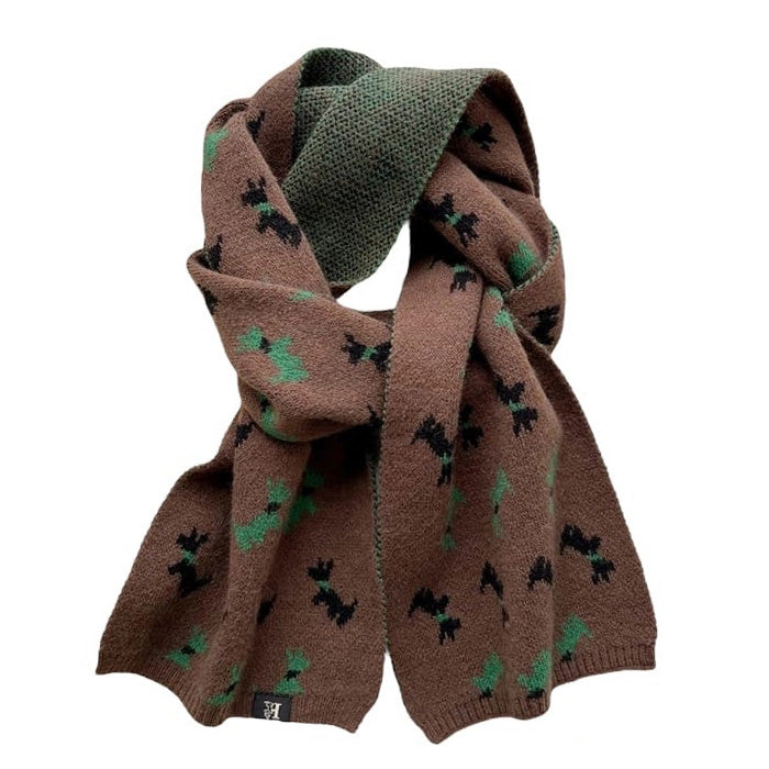 Christmas Knitted Scarf