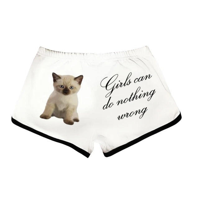 Girls Can Do Nothing Wrong Booty Shorts