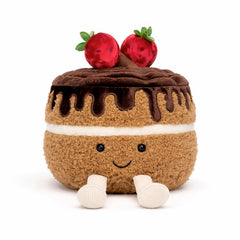 Glacy Chocolate Cake Plush Toy