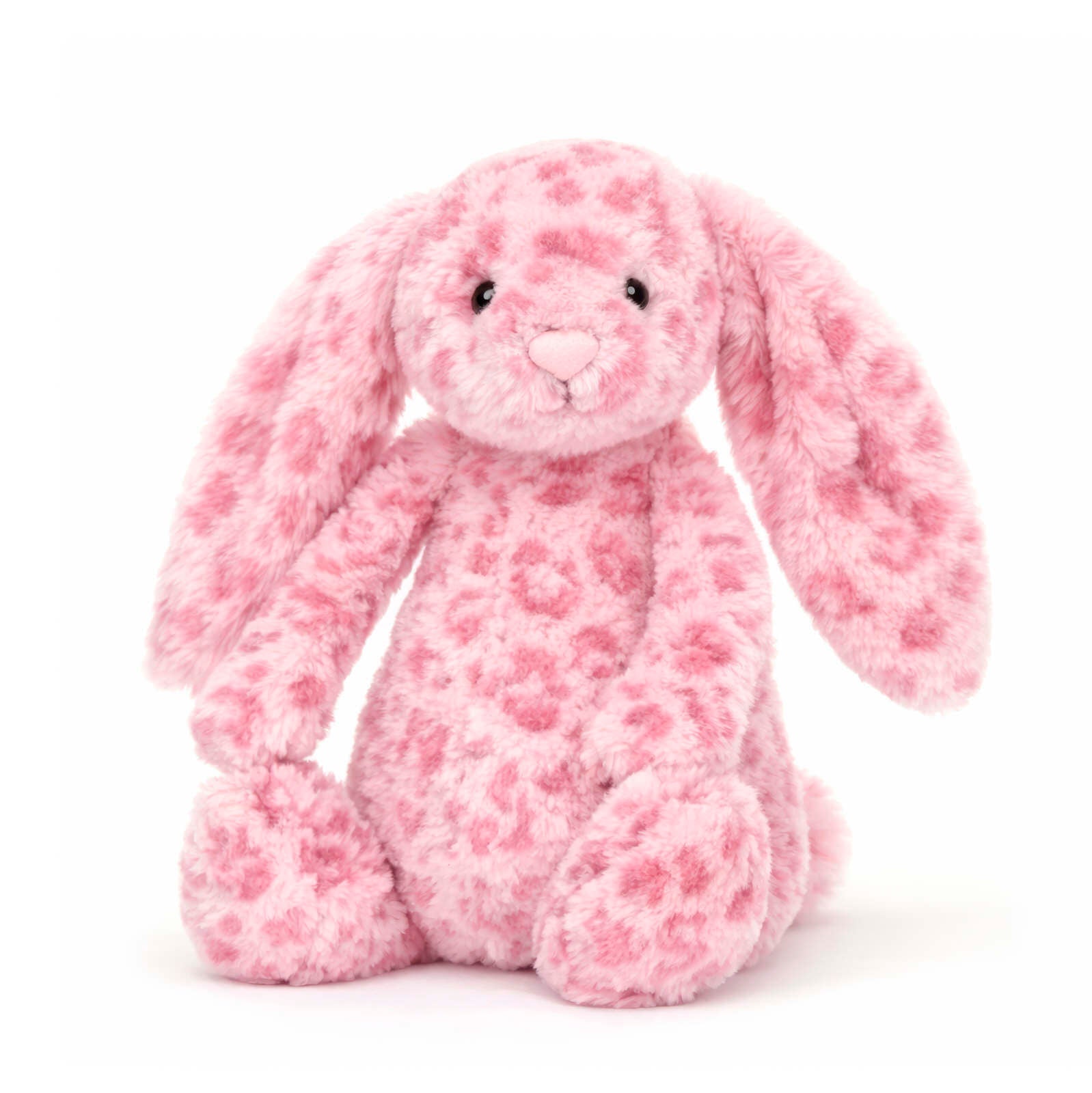 Pink Cheetah Bunny Plush Toy