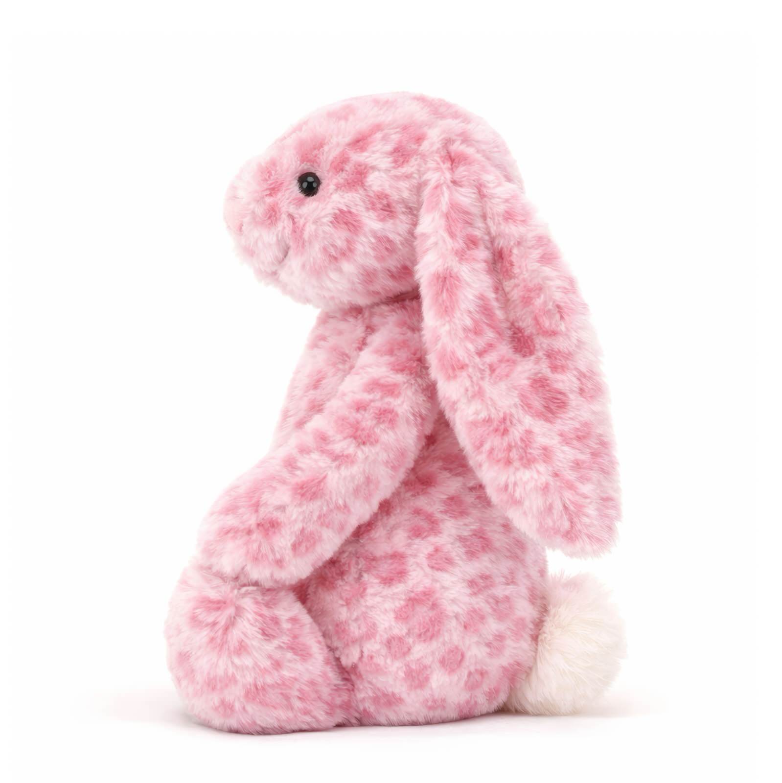 Pink Cheetah Bunny Plush Toy