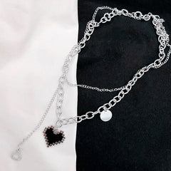 Pixel Heart Necklace