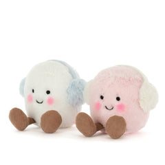 Pair Of Earmuffs Marshmallows Plush Toy