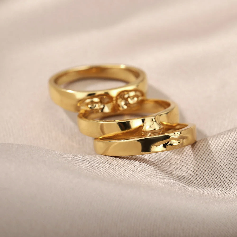 Abstract Face Ring