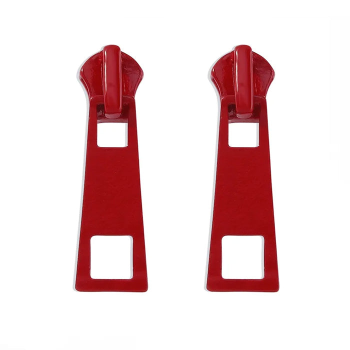 Aesthetic Zipper Stud Earrings
