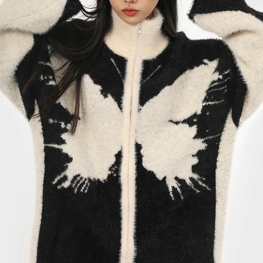 Butterfly Zip-Up Jacket
