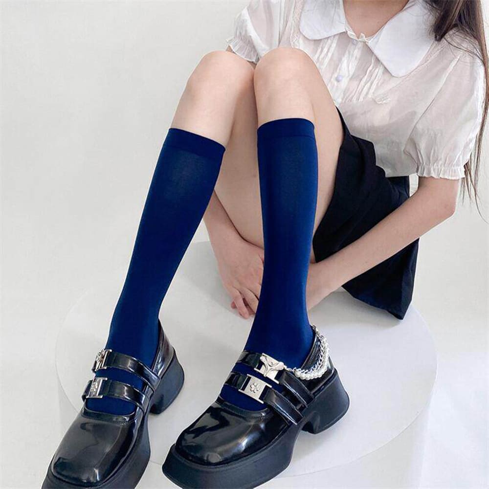 Color Pop Accent Basic Socks