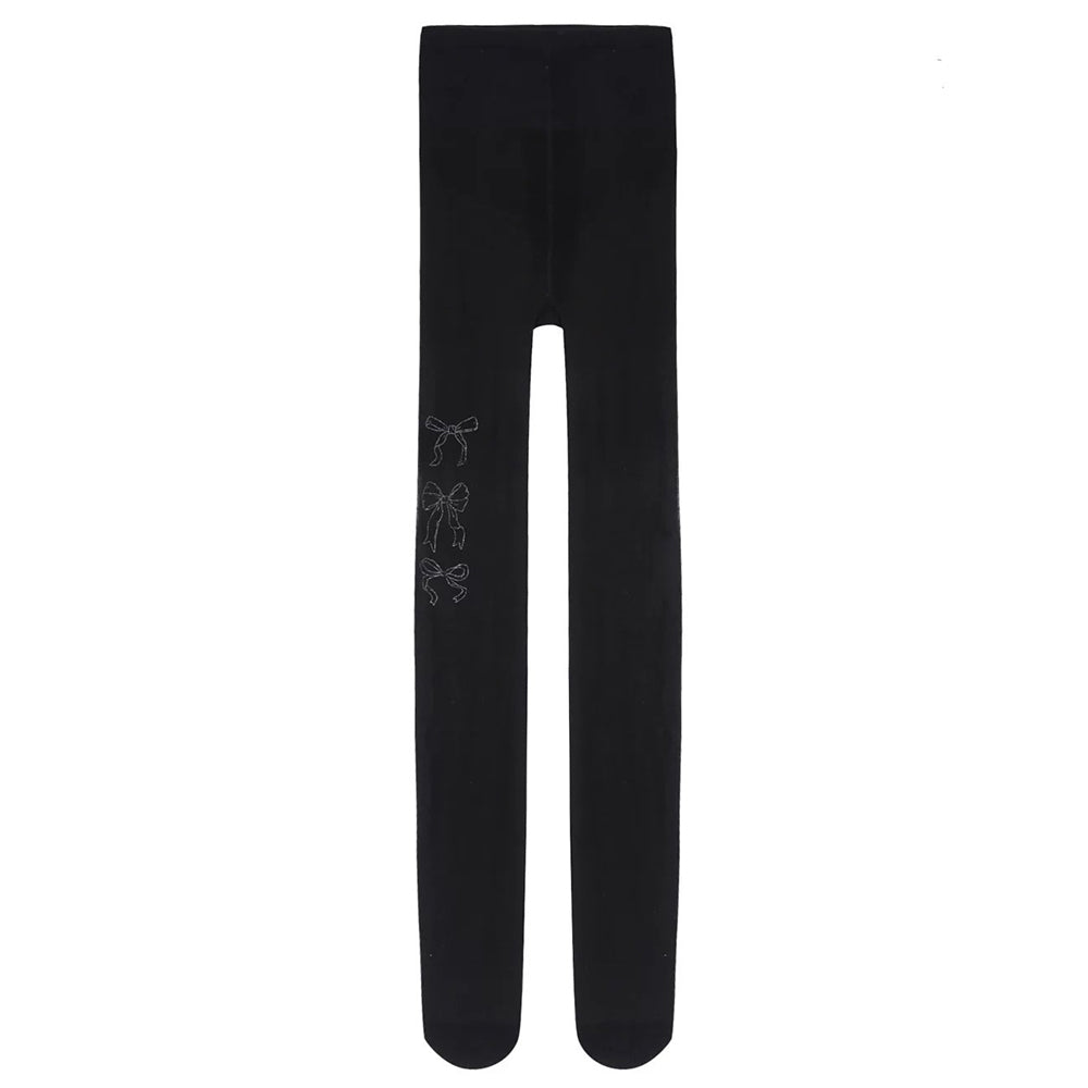 Coquette Bow Tattoo Tights
