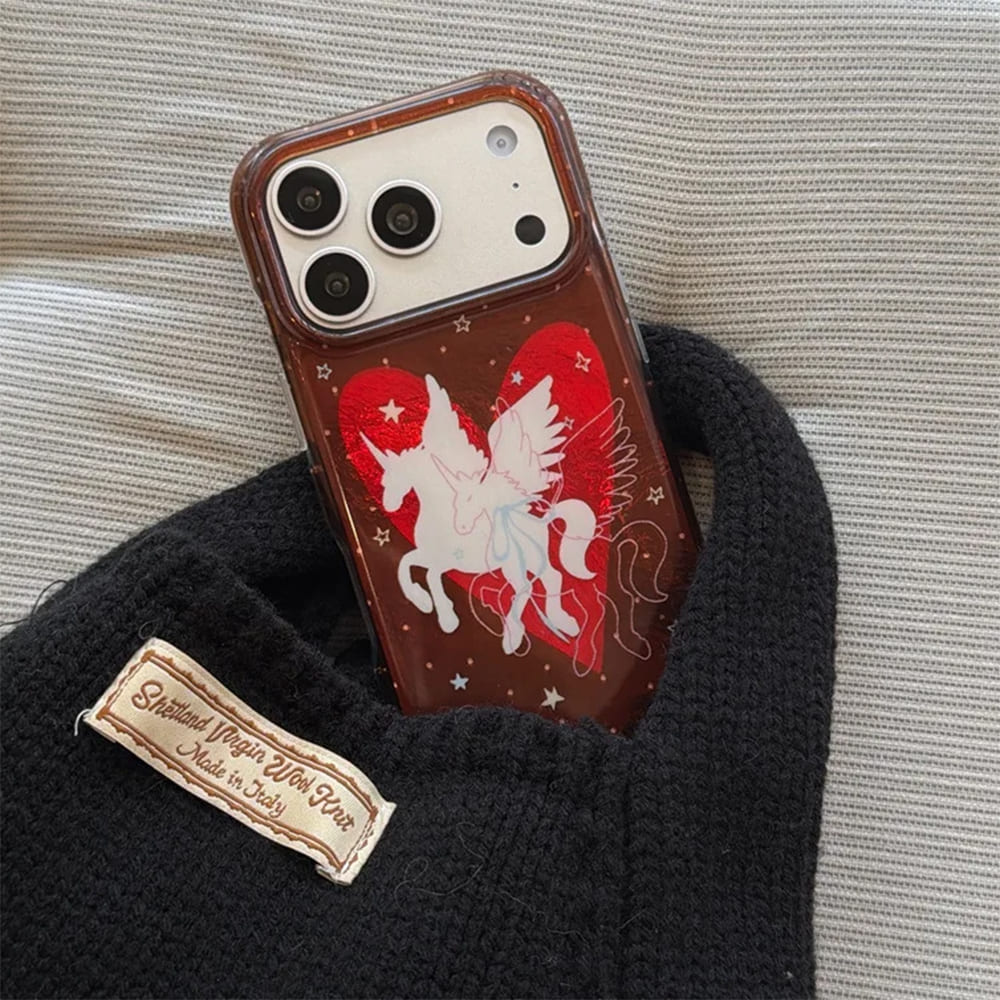 Fairycore Pegasus iPhone Case