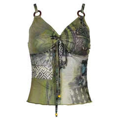 Fairycore Patchwork Tank Top