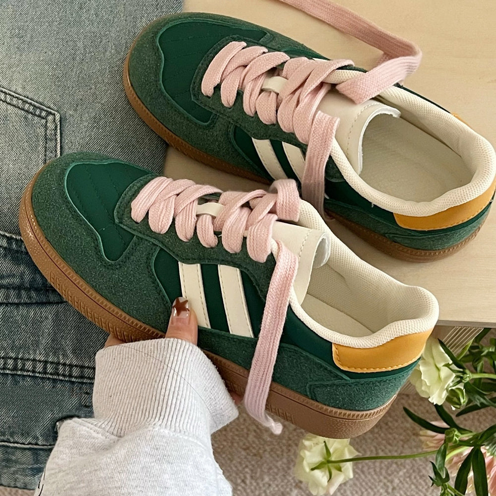 Saturday School Sneakers in Green
