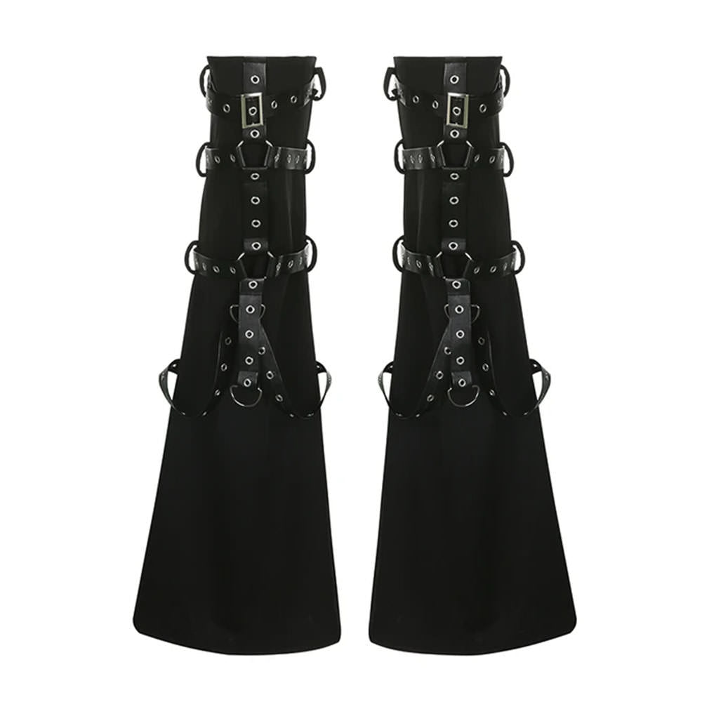 Grunge Aesthetic Flare Leg Warmers