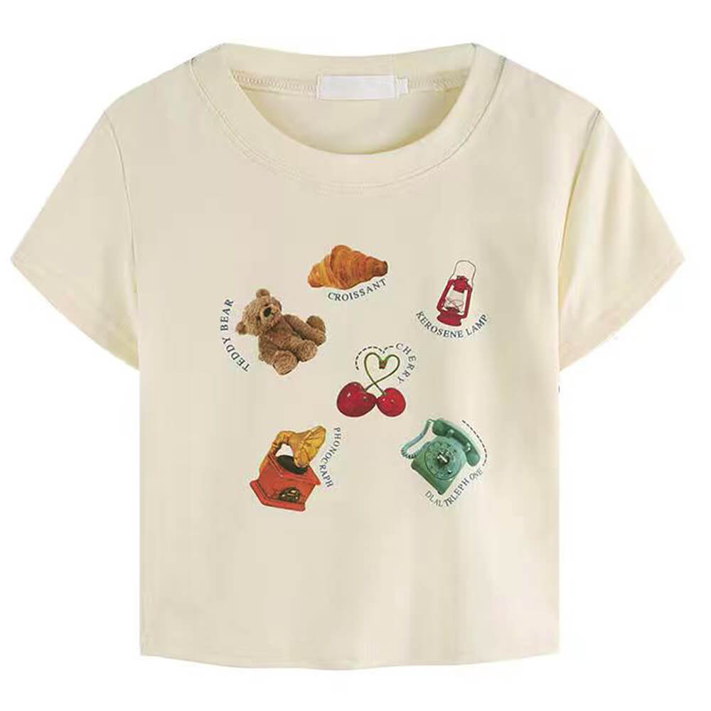 Kawaii Aesthetic Baby Tee