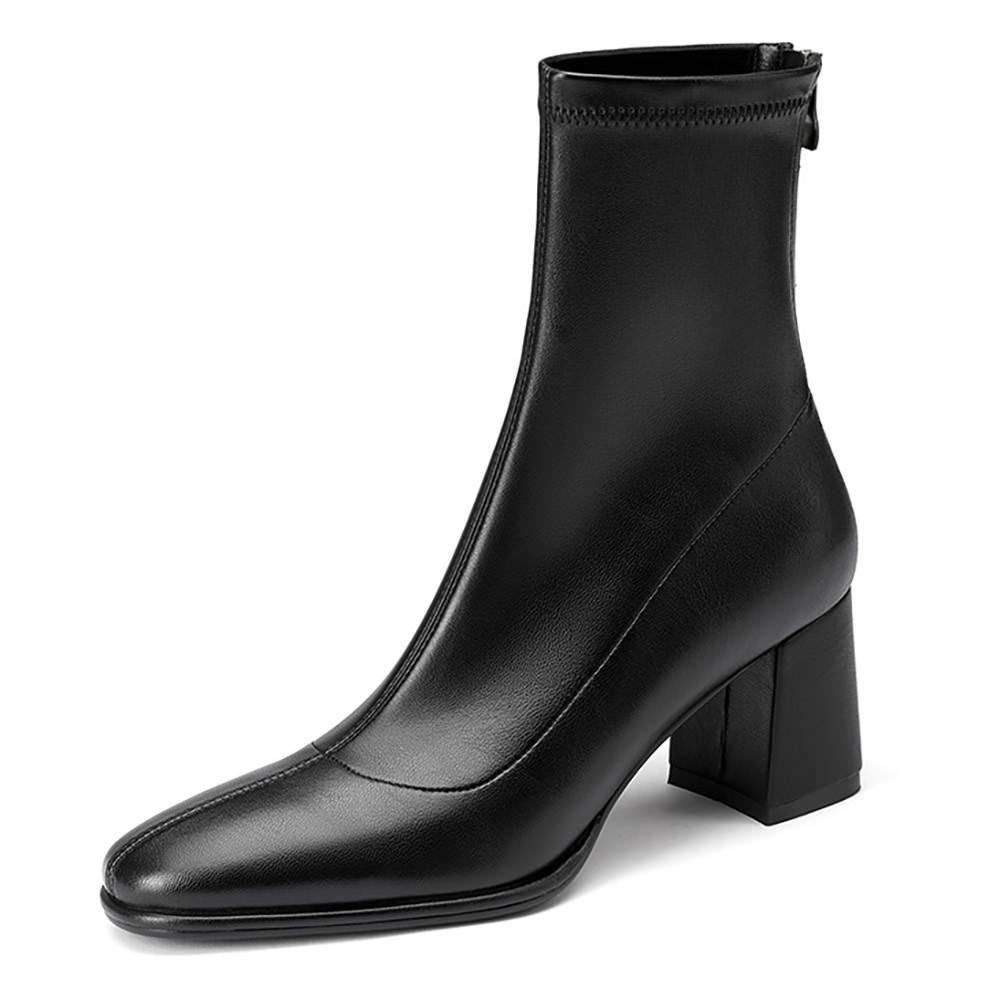 Paris Stories Block Heel Boots