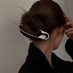 Oversized Safety Pin Hair Clip