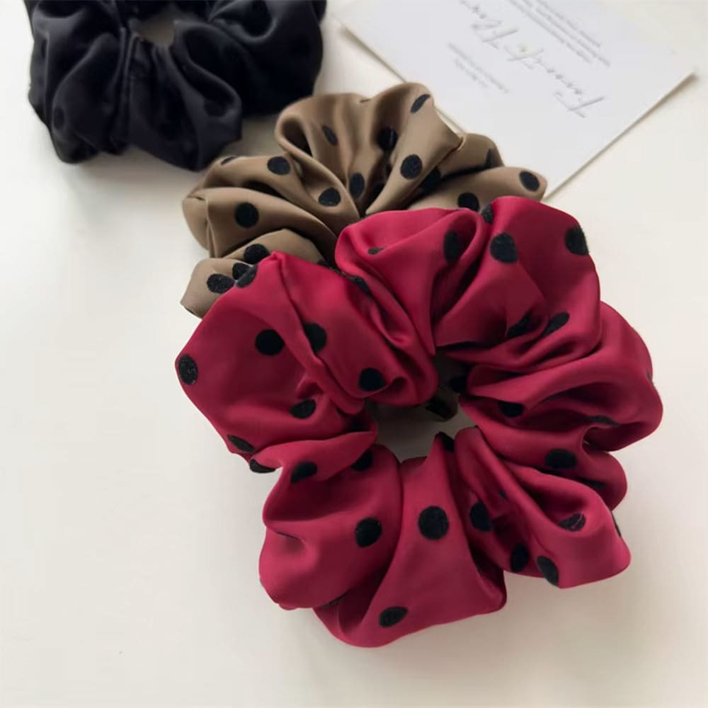 Polka Dot Scrunchie