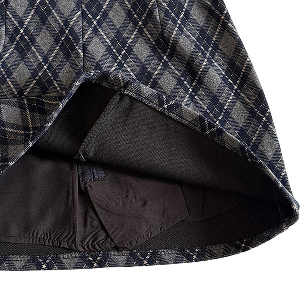 Library Crush Argyle Mini Skirt