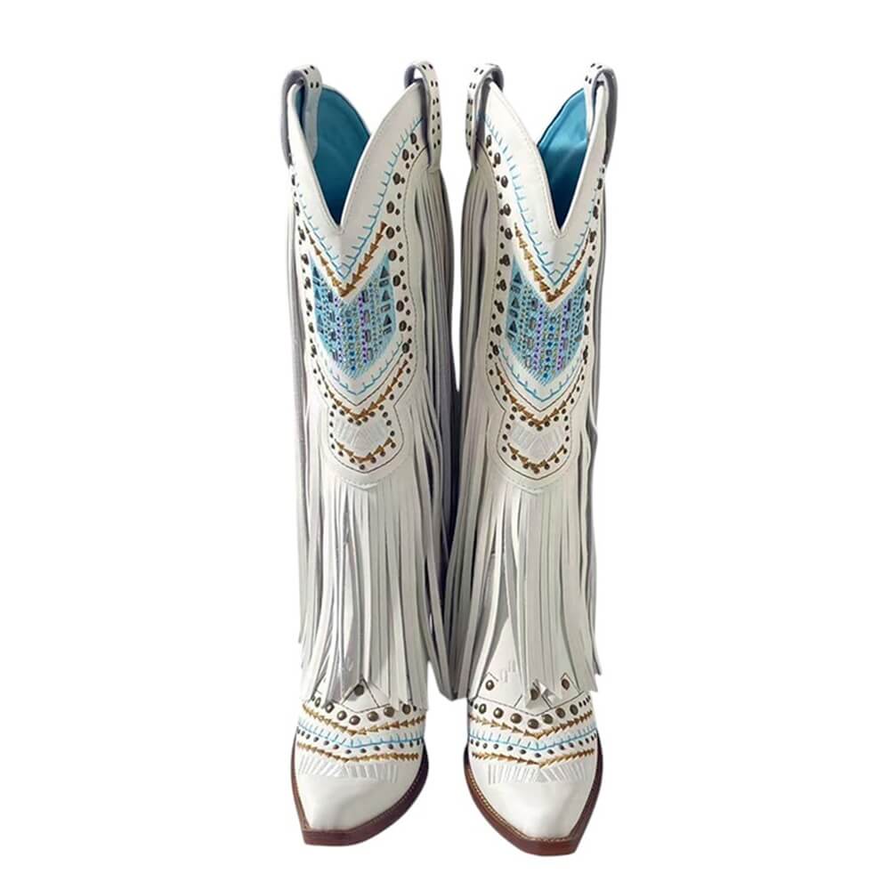Space Oddity Fringe Boots