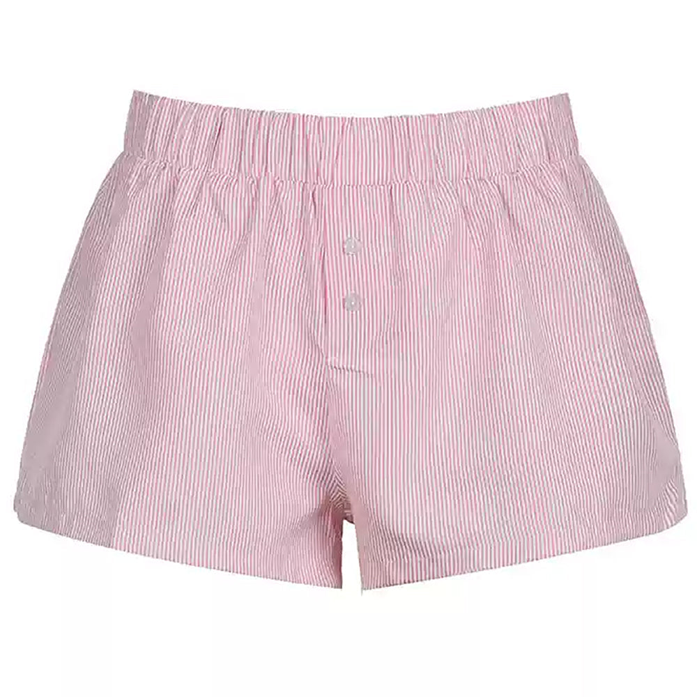 Soft Striped Lounge Shorts
