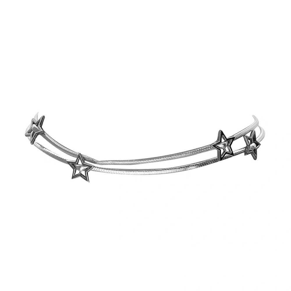 Y2K Layered Choker Necklace