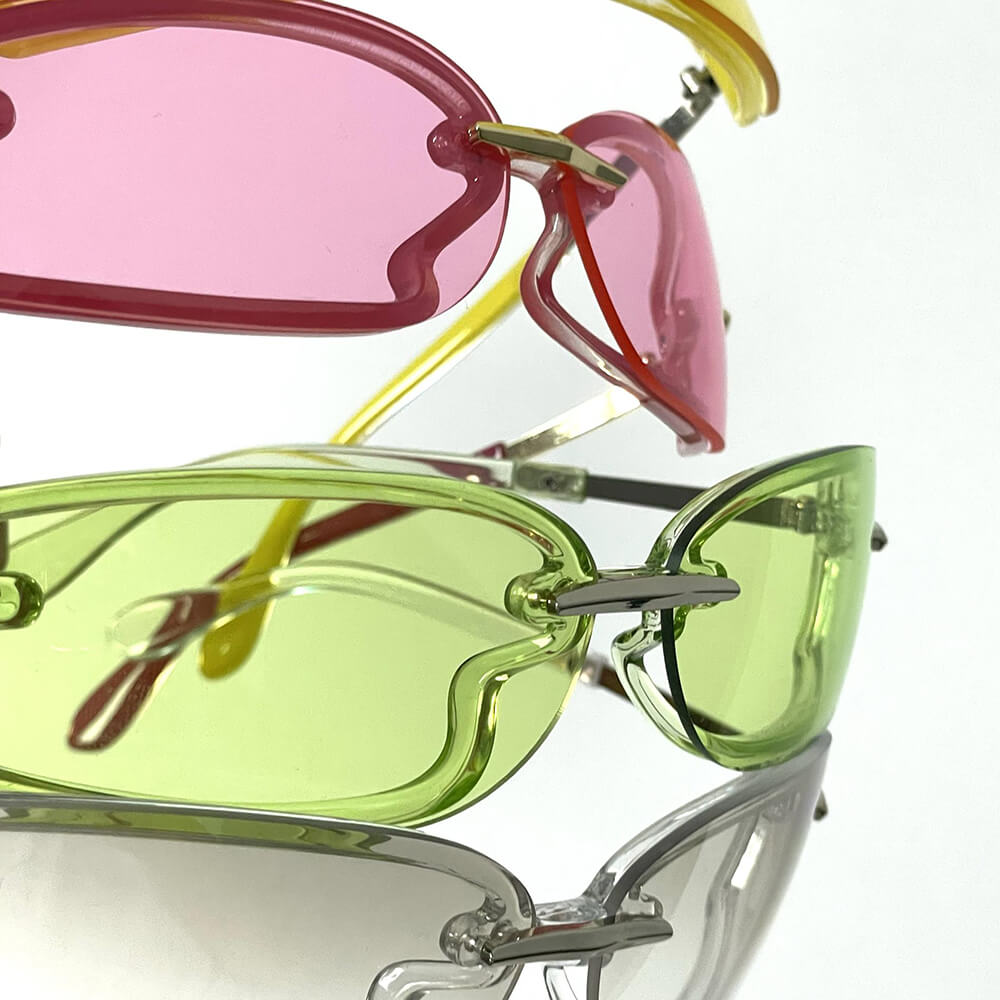 Run Your Game Rimless Sunglasses